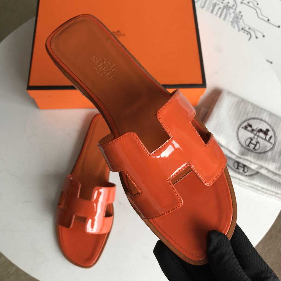 에르메스 올수공 오란 슬리퍼 샌들 페이던트 13